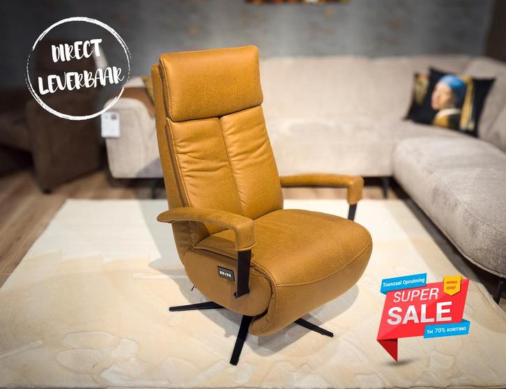 ***SALE*** Reggio relaxfauteuil | Elektrisch verstelbaar met, Huis en Inrichting, Fauteuils, Verzenden
