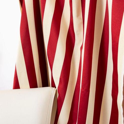 Verfijde geruite stof in Bordeaux en beige - glanzend en, Antiek en Kunst, Antiek | Kleden en Textiel