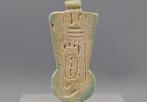 Oud-Egyptisch Faience Tegengewicht van Menat-ketting met een, Verzamelen