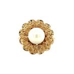 Gouden ring met parel 18 krt, Ophalen of Verzenden, Nieuw
