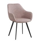 Luca Boucle Vintage Pink-13769, Huis en Inrichting, Stoelen, Ophalen of Verzenden, Nieuw