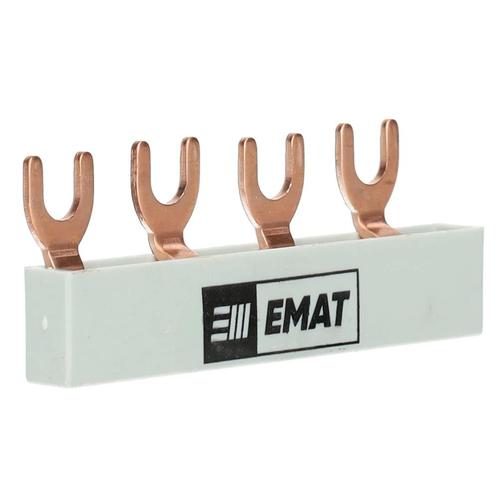 EMAT Kamrail 2-polig 2-voudig (85220034), Doe-het-zelf en Verbouw, Elektra en Kabels, Verzenden
