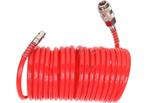 Spiraal luchtslang - 10 bar - 5mm - 10 meter - EURO aansluit, Doe-het-zelf en Verbouw, Ophalen of Verzenden, Nieuw
