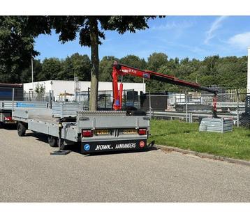 Schamelwagen met Maxilift laadkraan, Mobiele kraan, kraantje beschikbaar voor biedingen