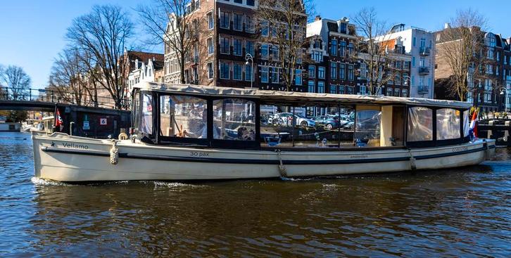 Prive boot huren Amsterdam - Vellamo!, Watersport en Boten, Sloepen, Nieuw, Elektrisch
