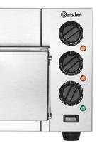 Bartscher Pizzaoven ST415 | 1 Pizza Ø 400mm | Boven-/Onderwa, Zakelijke goederen, Horeca | Keukenapparatuur, Ophalen of Verzenden