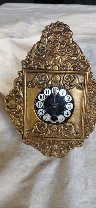 Klok - Koper - 1850-1900 - Mini klok, Antiek en Kunst, Antiek | Klokken