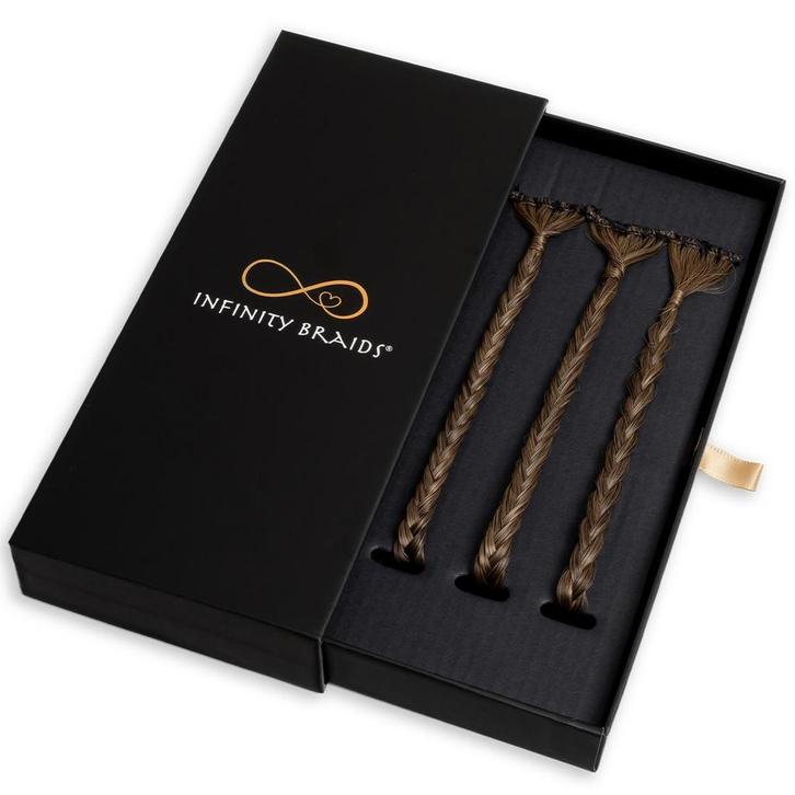 Infinity Braids  Infinity Braidies Mini Cyber Glam, Sieraden, Tassen en Uiterlijk, Uiterlijk | Haarverzorging, Nieuw, Verzenden