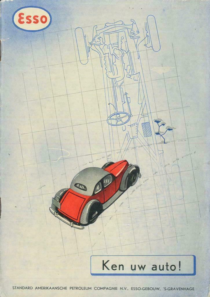 Esso - Ken uw auto! De werking en constructie van de auto, Auto diversen, Handleidingen en Instructieboekjes, Verzenden