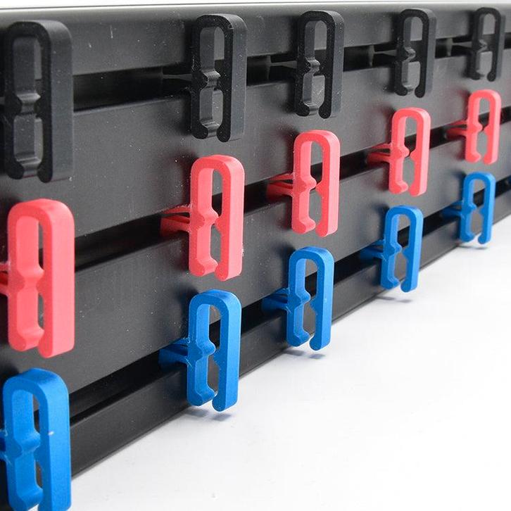 Kleur Wit / 40 Platte Kabelmanagement Clips voor Sim Rig | E, Spelcomputers en Games, Spelcomputers | Overige Accessoires