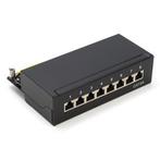 Patchpaneel | Cat6a S/FTP | 8 poorten (Desktop, Zwart), Computers en Software, Pc- en Netwerkkabels, Verzenden, Nieuw