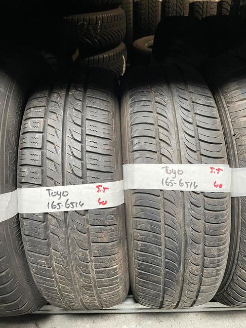 165-65-14 Toyo Zomerbanden 5.5mm Incl Montage 165 65 14, Auto-onderdelen, Banden en Velgen, 14 inch, Zomerbanden, 165 mm, Personenwagen