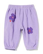 HEMA Babybroek corduroy bloemen paars, Verzenden, Nieuw