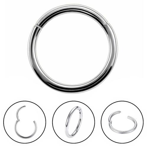 Fako Bijoux® - Chirurgisch Stalen Ring Piercing - Diameter, Sieraden, Tassen en Uiterlijk, Piercings, Verzenden