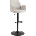 2dekans | Barkruk Raffy Beige – Verstelbaar & Draaibaar –, Huis en Inrichting, Ophalen of Verzenden, Zo goed als nieuw