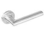 Intersteel Deurkruk / Deurklink Girona op rond rozet RVS, Ophalen of Verzenden, Nieuw