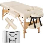 Massagetafel met 2 zones, vulling van 7,5 cm en houten frame, Sport en Fitness, Massageproducten, Nieuw, Verzenden