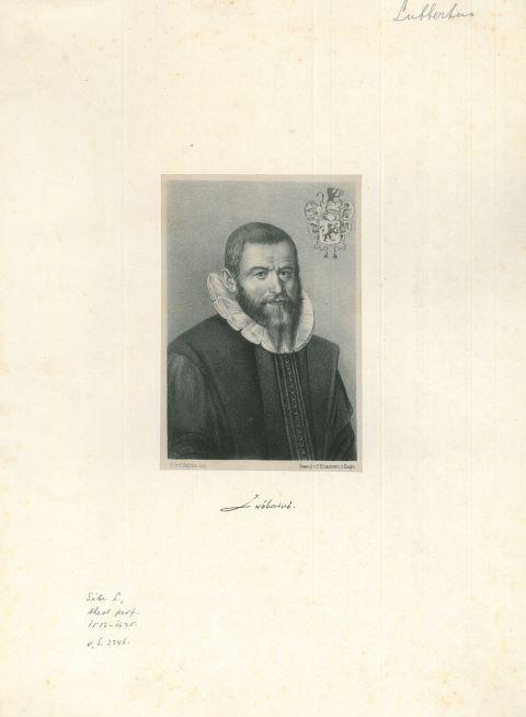 Portrait of Sibrandus Lubbertus, Antiek en Kunst, Kunst | Etsen en Gravures