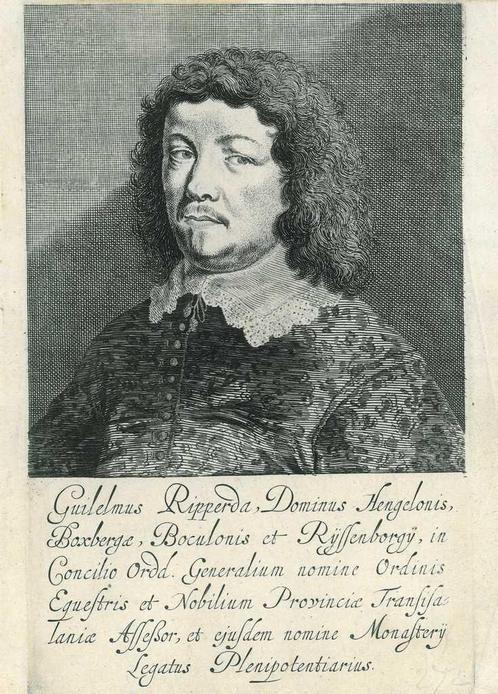 Portrait of Willem Ripperda, Antiek en Kunst, Kunst | Etsen en Gravures