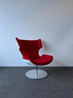 Fauteuil - Artifort Boson - design stoel - Rode stoffering -, Vergader- of Presentatieruimte, Ophalen of Verzenden, Gebruikt, Stoel