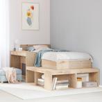 vidaXL Nachtkastje met bureau 232x112x75 cm massief, Verzenden, Nieuw, Hout