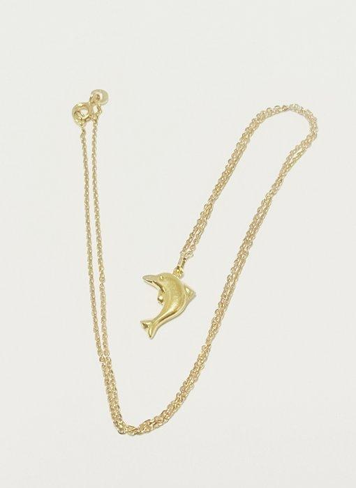 Zonder minimumprijs - Ketting met hanger - 18 karaat Geel, Sieraden, Tassen en Uiterlijk, Antieke sieraden