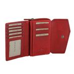 HillBurry VL77703 Dames Rits Portemonnee - Leer - Rood, Sieraden, Tassen en Uiterlijk, Portemonnees, Overige merken, Verzenden