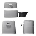 ProPlus Demontabel Campingtoilet - 8-delig - Met Wc-rolho..., Caravans en Kamperen, Kampeeraccessoires, Ophalen of Verzenden, Nieuw
