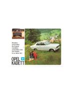 1965 OPEL KADETT B PROGRAMMA BROCHURE NEDERLANDS, Nieuw, Author, Opel