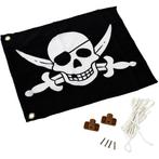 Piraten vlag met hijssysteem, Nieuw, Ophalen of Verzenden