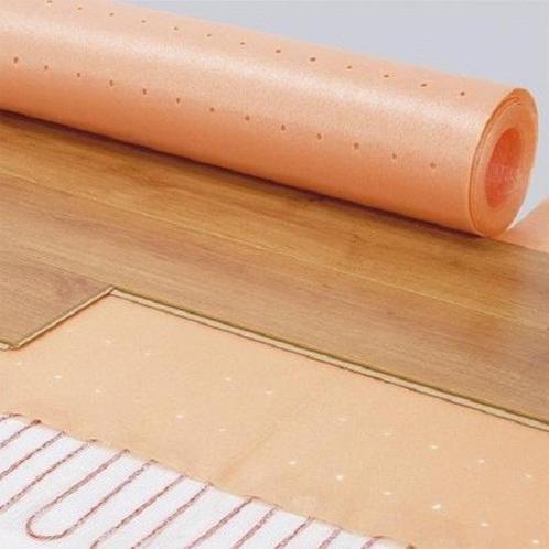 Laminaat Ondervloer appartementen 10dB vloerverwarming OP=OP, Huis en Inrichting, Stoffering | Vloerbedekking, Wit, Crème, Beige