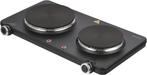Inventum KP602B elektrische kookplaat 47 cm - 2-pits 15/18, Verzenden, Nieuw