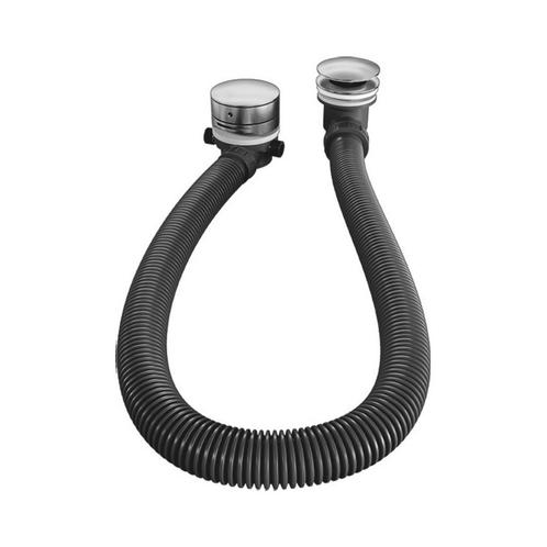 Badafvoer met Overloop Badvulcombinatie Brauer Chrome, Doe-het-zelf en Verbouw, Sanitair, Bad, Nieuw, Chroom, Ophalen of Verzenden