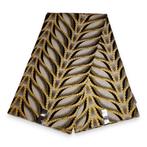 Afrikaanse stof - Exclusief versierd met glittereffecten 100, Hobby en Vrije tijd, Stoffen en Lappen, Ophalen of Verzenden, Nieuw