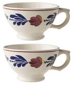 Boerenbont grote Soepkom met oor 13cm set van 2 stuks, Verzenden, Nieuw