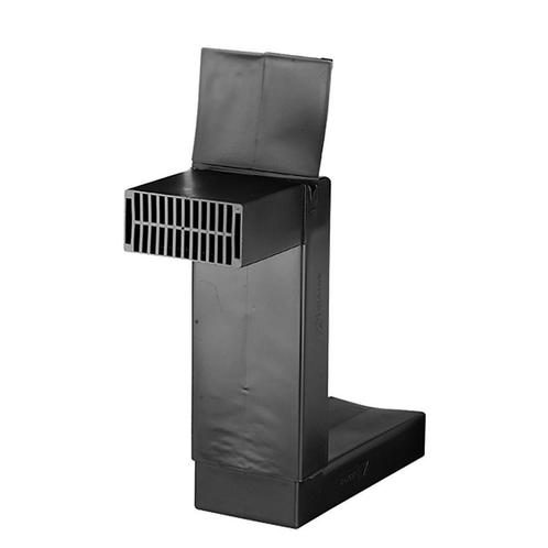 Ubbink Vloerventilatiekoker WF zwart, Doe-het-zelf en Verbouw, Ventilatie en Afzuiging, Ophalen of Verzenden