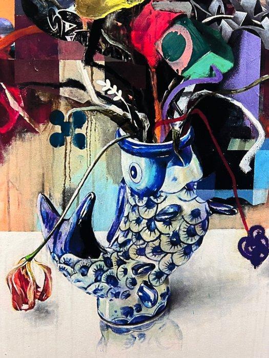 Klaas Lageweg - „Action Speaks Louder Than Words“, Antiek en Kunst, Antiek | Overige Antiek