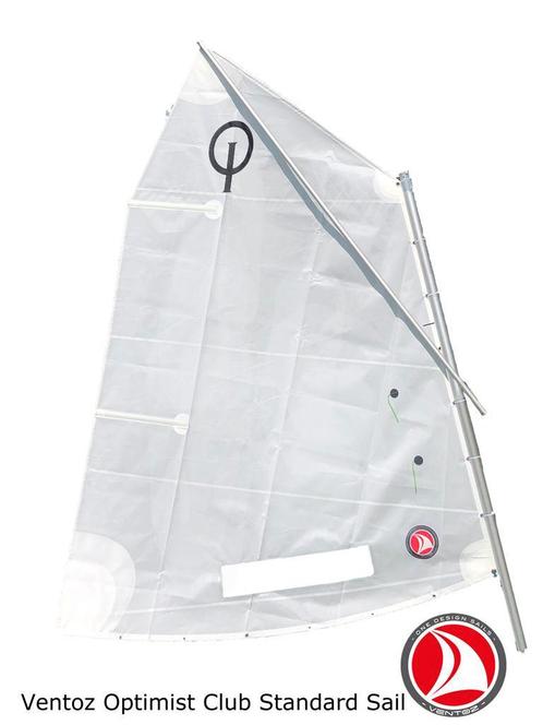 Ventoz Optimist (Opti) Club Zeil - Wit, nieuw!, Watersport en Boten, Zeilen en Zeiltoebehoren, Minder dan 3 meter, Minder dan 15 m²
