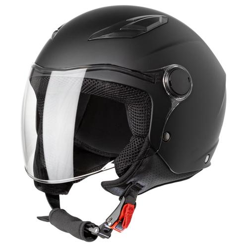 VINZ Magic Kinderhelm Scooter / Motor - Mat Zwart, Motoren, Accessoires | Sloten, Verzenden