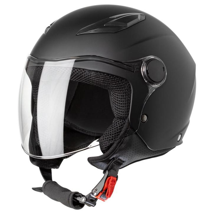 VINZ Magic Kinderhelm Scooter / Motor - Mat Zwart, Motoren, Accessoires | Sloten, Verzenden