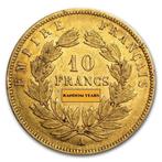 Frankrijk. 10 Francs Napoleon III Gold Coin (Random Years)