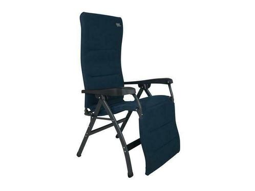Crespo kampeer relaxstoel ap-242 air-deluxe ergo blauw kleur, Caravans en Kamperen, Kampeeraccessoires, Nieuw