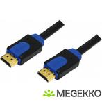 LogiLink CHB1105 HDMI kabel 5m zwart/blauw, Verzenden, Nieuw