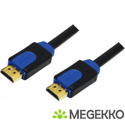 LogiLink CHB1105 HDMI kabel 5m zwart/blauw, Computers en Software, Overige Computers en Software, Nieuw, Verzenden