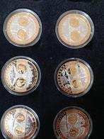 Frankrijk. Medal Lot 6 pièces européennes certificat