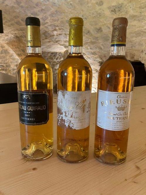 2009 Château Guiraud, 1997 Château Climens, 2001 Château, Verzamelen, Wijnen