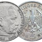 Duitsland, Derde Rijk 5 Mark 3x 1935/1936 (Zonder, Postzegels en Munten, Munten | Europa | Niet-Euromunten