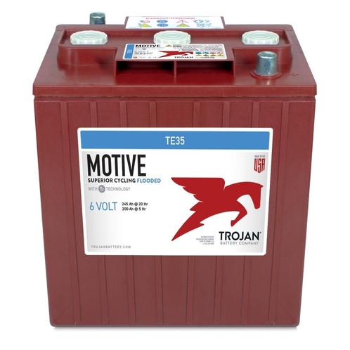 Trojan TE35 Deep-Cycle accu 6 volt 245 ah, Zakelijke goederen, Machines en Bouw | Heftrucks en Intern transport, Ophalen of Verzenden