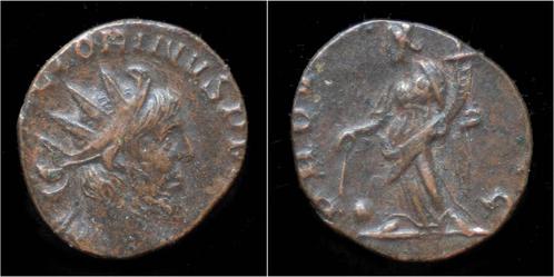 269-271ad Roman Victorinus billon antoninianus Providenti..., Postzegels en Munten, Munten | Europa | Niet-Euromunten, Verzenden