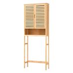 [en.casa] Ombouwkast Geta toiletombouw bamboe 170x66x23 cm, Verzenden, Nieuw